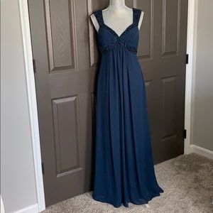 Size 6 women’s Sean couture navy formal dress